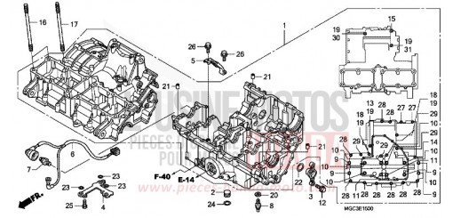 CARTER MOTEUR CB1100AD de 2013
